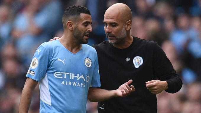 Mahrez là một trong những thương vụ lớn nhất của Guardiola kể từ khi dẫn dắt Man City. Ảnh: AFP