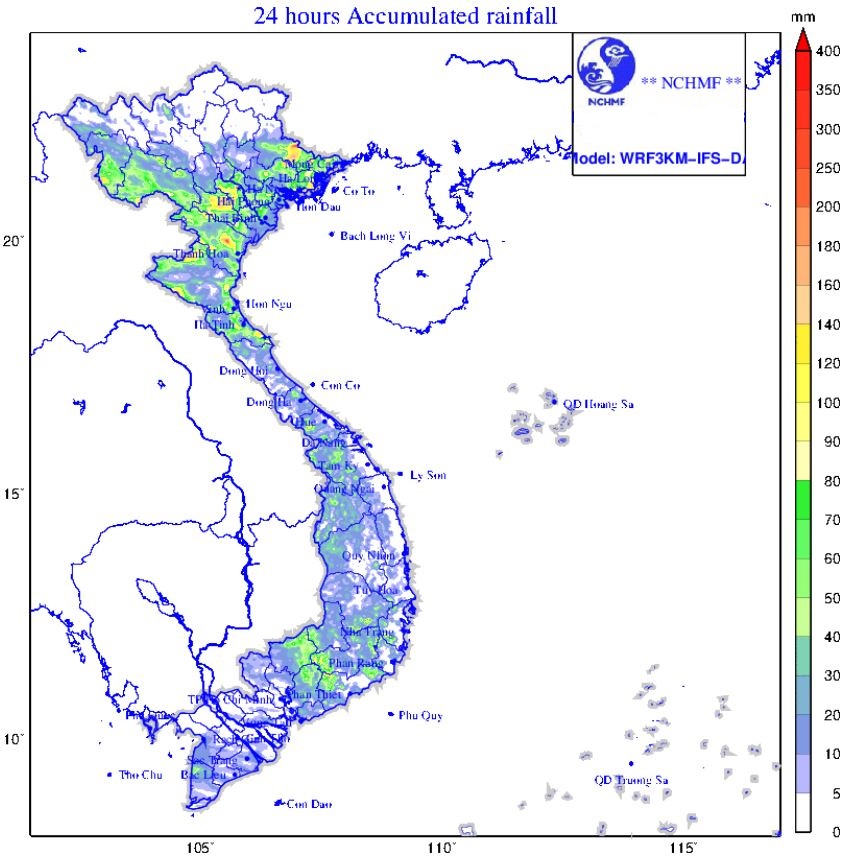 Tin tức thời tiết hôm nay, 25.6.2023: Mưa to ở Bắc bộ - Ảnh 1.