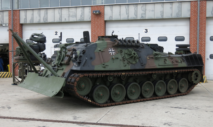 Xe cứu kéo  Bergepanzer 2 của lục quân Đức tại Viereck, bang Mecklenburg-Vorpommern tháng 6/2017. Ảnh: Wikimedia