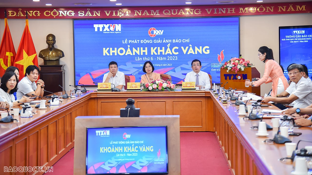 Thông tấn xã Việt Nam phát động Giải ảnh báo chí Khoảnh khắc vàng năm 2023