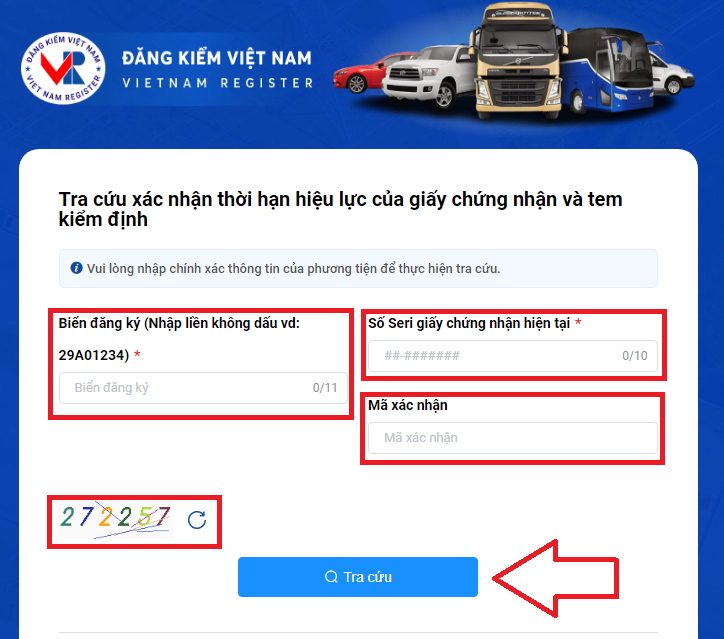 Hướng dẫn chi tiết cách tra cứu giấy chứng nhận xe ô tô được tự động gia hạn đăng kiểm