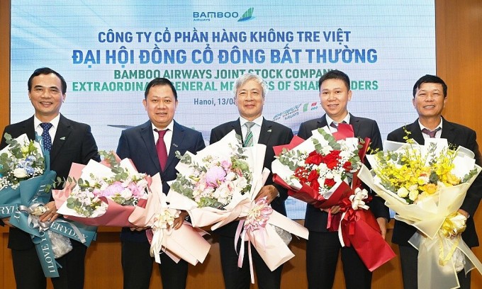 5 thành viên HĐQT Bamboo Airways nhiệm kỳ 2019 - 2024. Ảnh: BAV