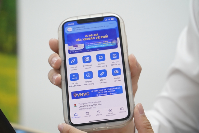 Tra cứu, đặt vắc xin mọi lúc mọi nơi với Mobile App VNVC - Ảnh 1.
