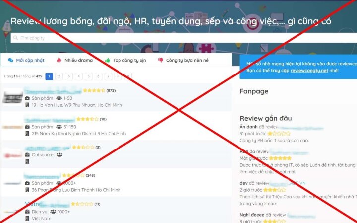 VDCA kiến nghị xử lý 13 mạng xã hội đánh giá doanh nghiệp - 1