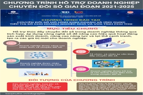 Chương trình hỗ trợ doanh nghiệp chuyển đổi số giai đoạn 2021-2025