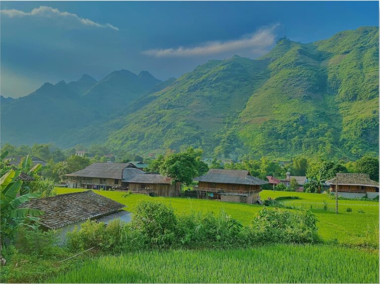 Cảnh yên bình nơi làng quê Hà Giang