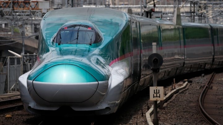 Tàu Shinkansen. (Ảnh: CNN)