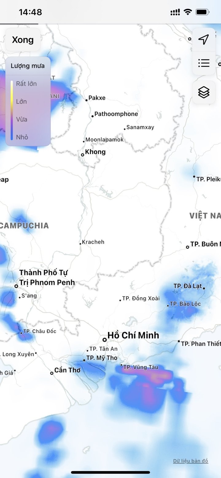 Cách kiểm tra lượng mưa ngay trên iPhone - 6