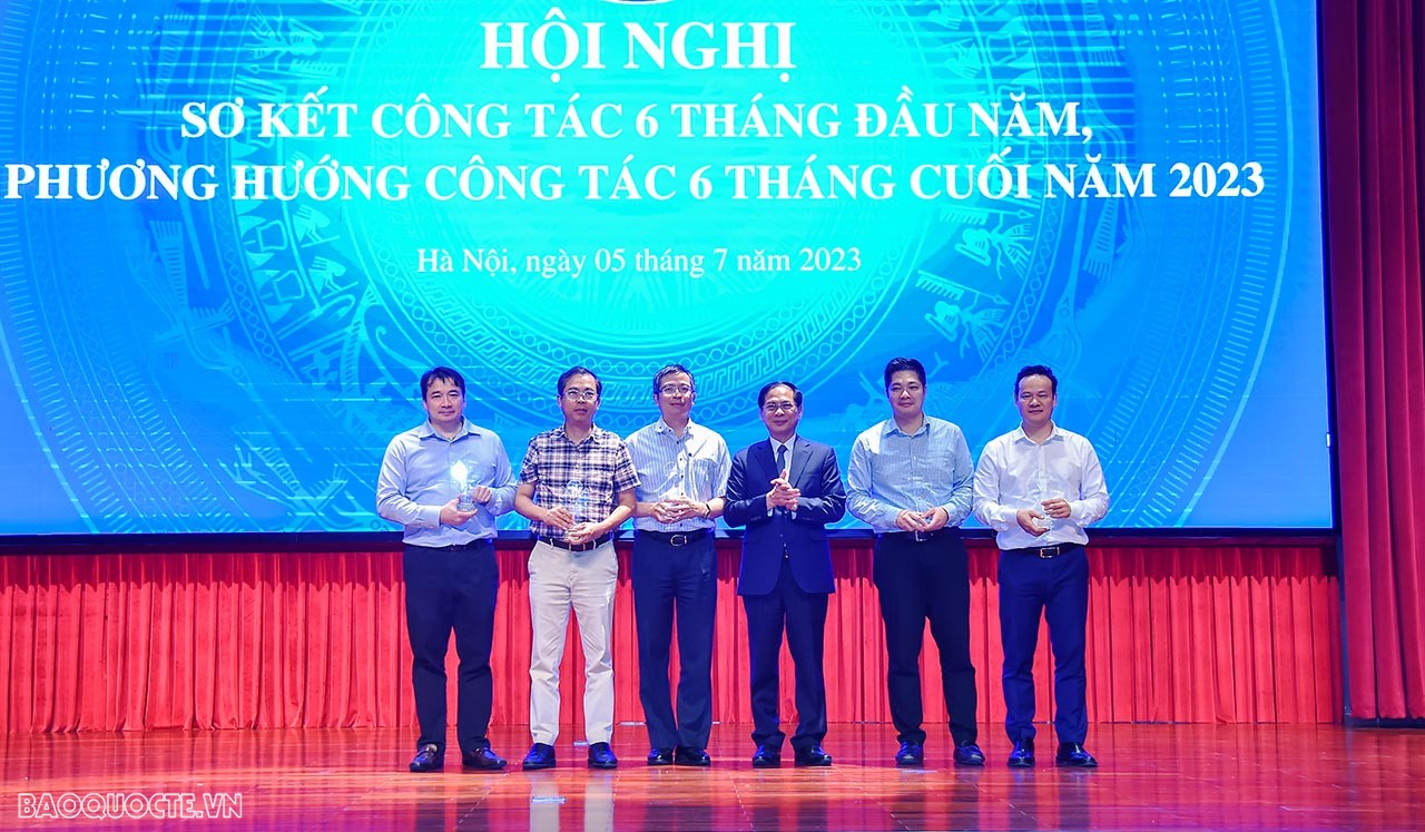 Bộ Ngoại giao tổ chức Hội nghị sơ kết công tác 6 tháng đầu năm 2023