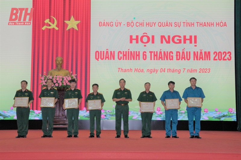 Hội nghị quân chính 6 tháng đầu năm 2023