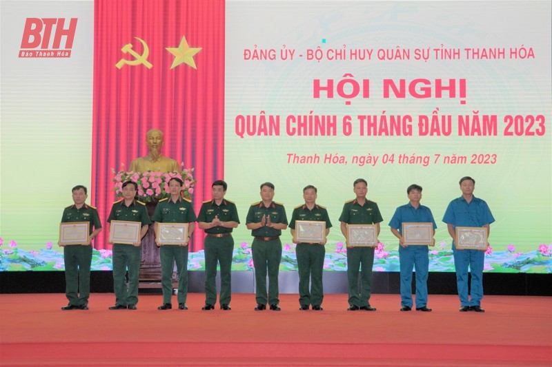 Hội nghị quân chính 6 tháng đầu năm 2023