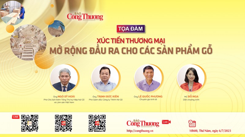 Tọa đàm "Xúc tiến thương mại: Mở rộng đầu ra cho các sản phẩm gỗ"