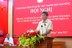 Đại biểu HĐND tỉnh tiếp xúc cử tri tại huyện Tam Nông, Lâm Thao