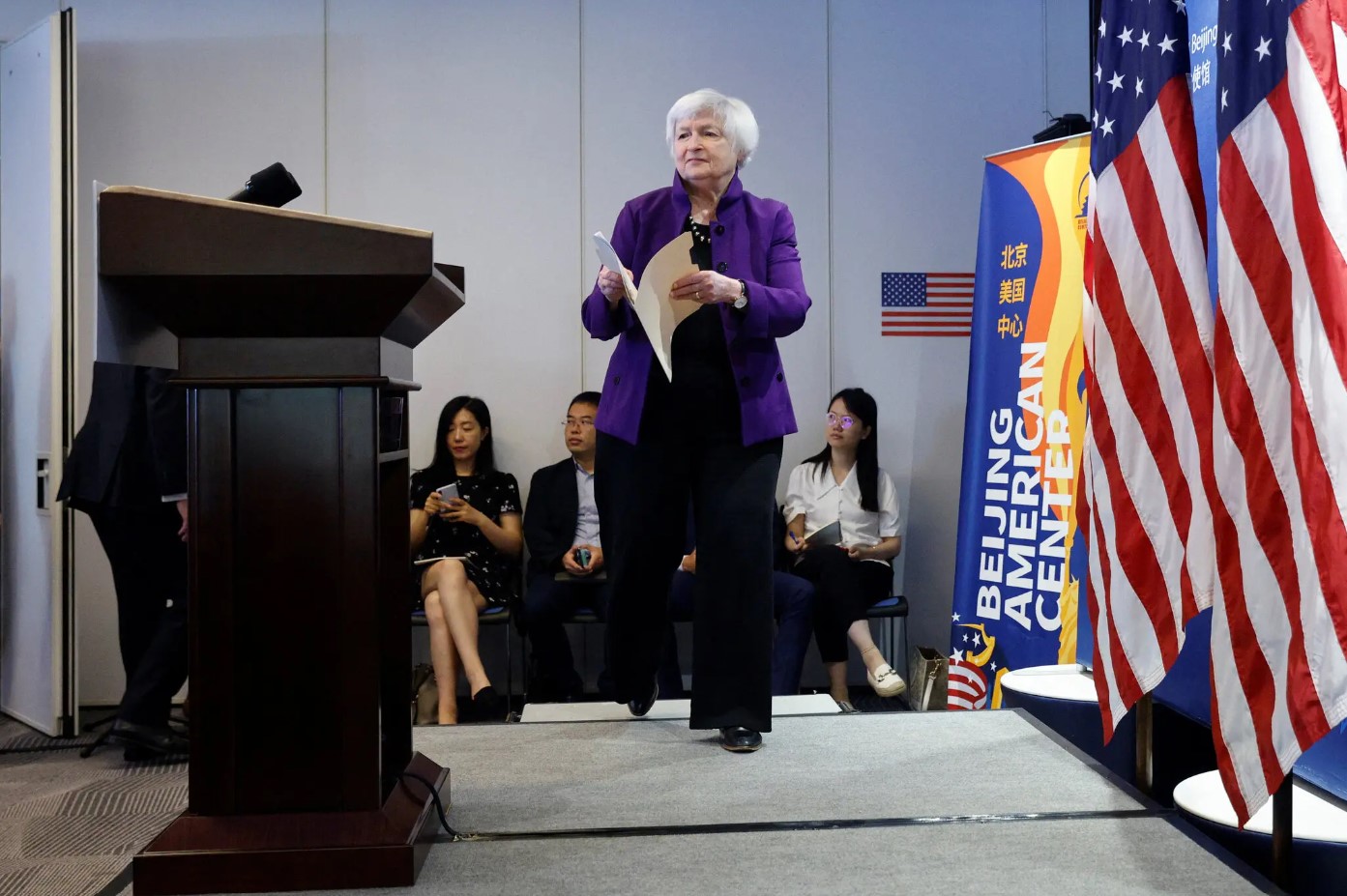 Thế giới - Bà Yellen đạt được mục tiêu hàng đầu trong chuyến thăm Trung Quốc (Hình 2).