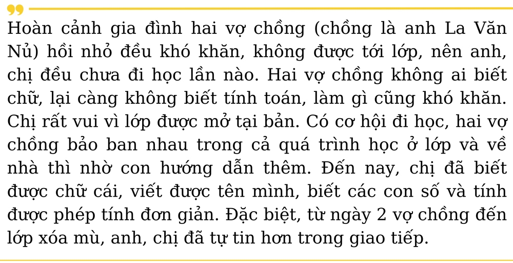 Xóa "mù chữ" ở bản Mông, Dao Khuổi Bốc ảnh 5