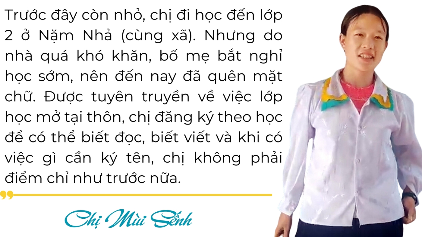 Xóa "mù chữ" ở bản Mông, Dao Khuổi Bốc ảnh 7