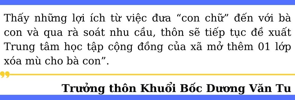 Xóa "mù chữ" ở bản Mông, Dao Khuổi Bốc ảnh 15