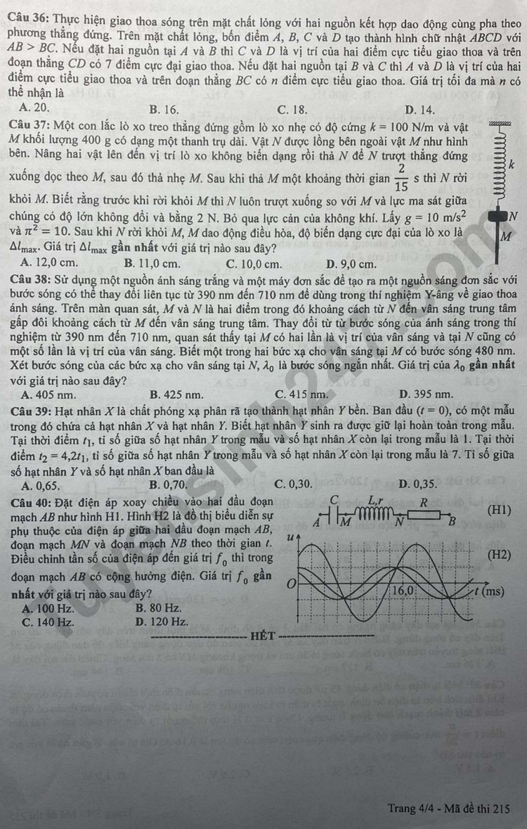 de thi tot nghiep thpt 2023 mon vat ly ma de 215 hinh 4