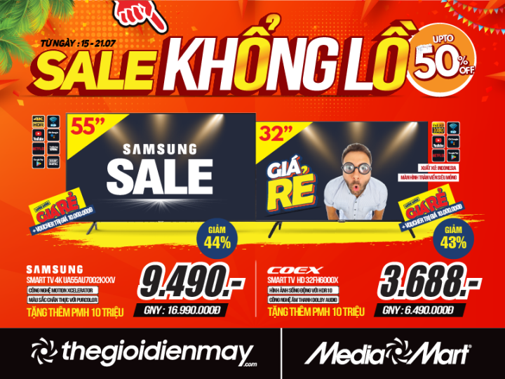 7 ngày sale khổng lồ giảm đến 50% có tại MediaMart - 4