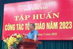 Tập huấn công tác tôn giáo năm 2023