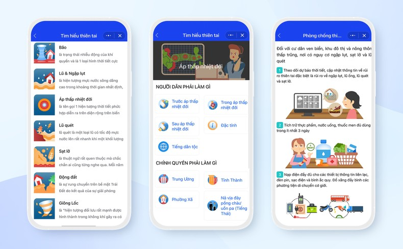 Ban Chỉ đạo Quốc gia về Phòng chống thiên tai ra mắt Zalo mini app hỗ trợ người dân trong mùa mưa bão