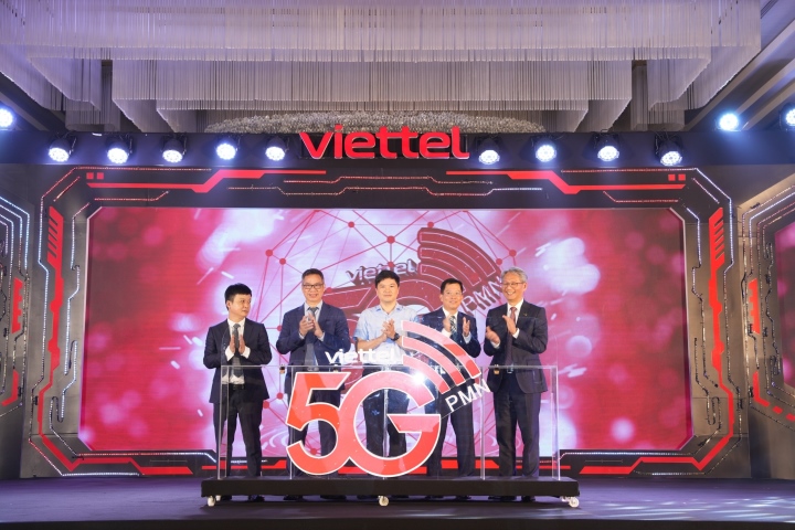 Lễ công bố thử nghiệm thành công mạng 5G Private tại nhà máy Pegatron Hải Phòng.