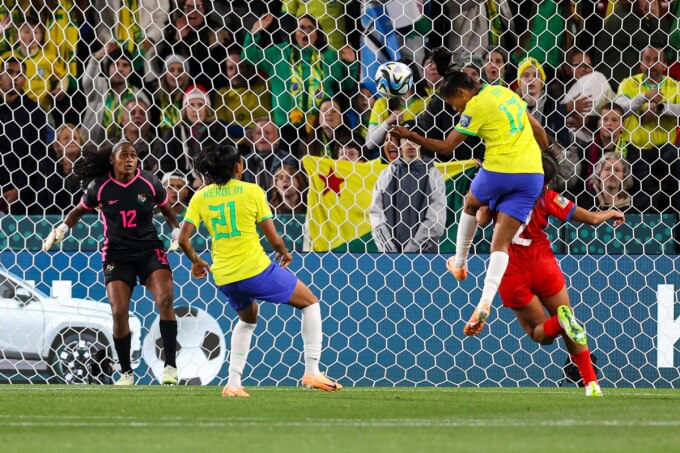 Borges lập hat-trick ngay trận đầu World Cup 2023. Ảnh: Reuters