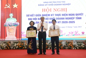 Sơ kết giữa nhiệm kỳ thực hiện Nghị quyết Đại hội Đảng bộ Khối doanh nghiệp tỉnh