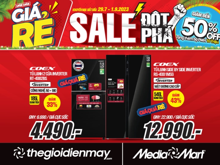 MediaMart sale đột phá, giảm đến 50% đồ điện máy, công nghệ - 3