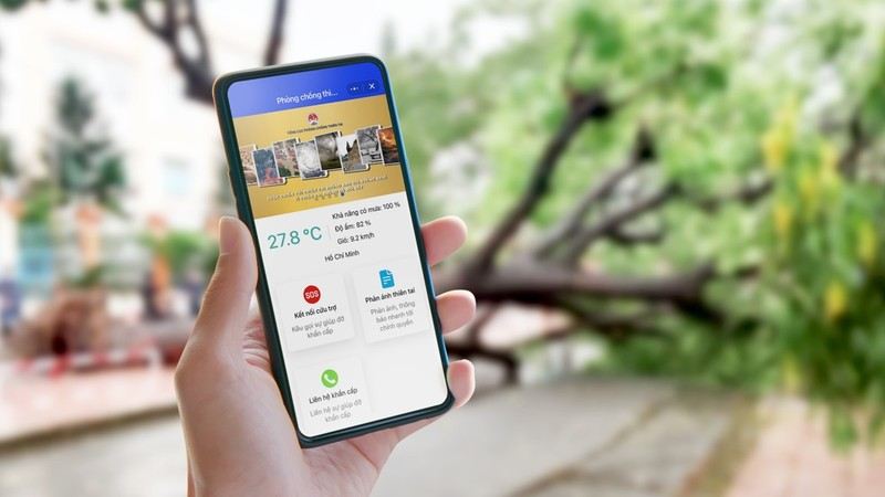 Ban Chỉ đạo Quốc gia về Phòng chống thiên tai ra mắt Zalo mini app hỗ trợ người dân trong mùa mưa bão