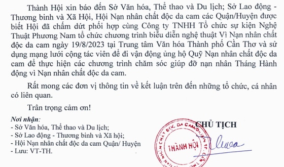 Chương trình nghệ thuật gây quỹ ở Vĩnh Long bị tuýt "còi" vì chưa được cấp phép ảnh 3