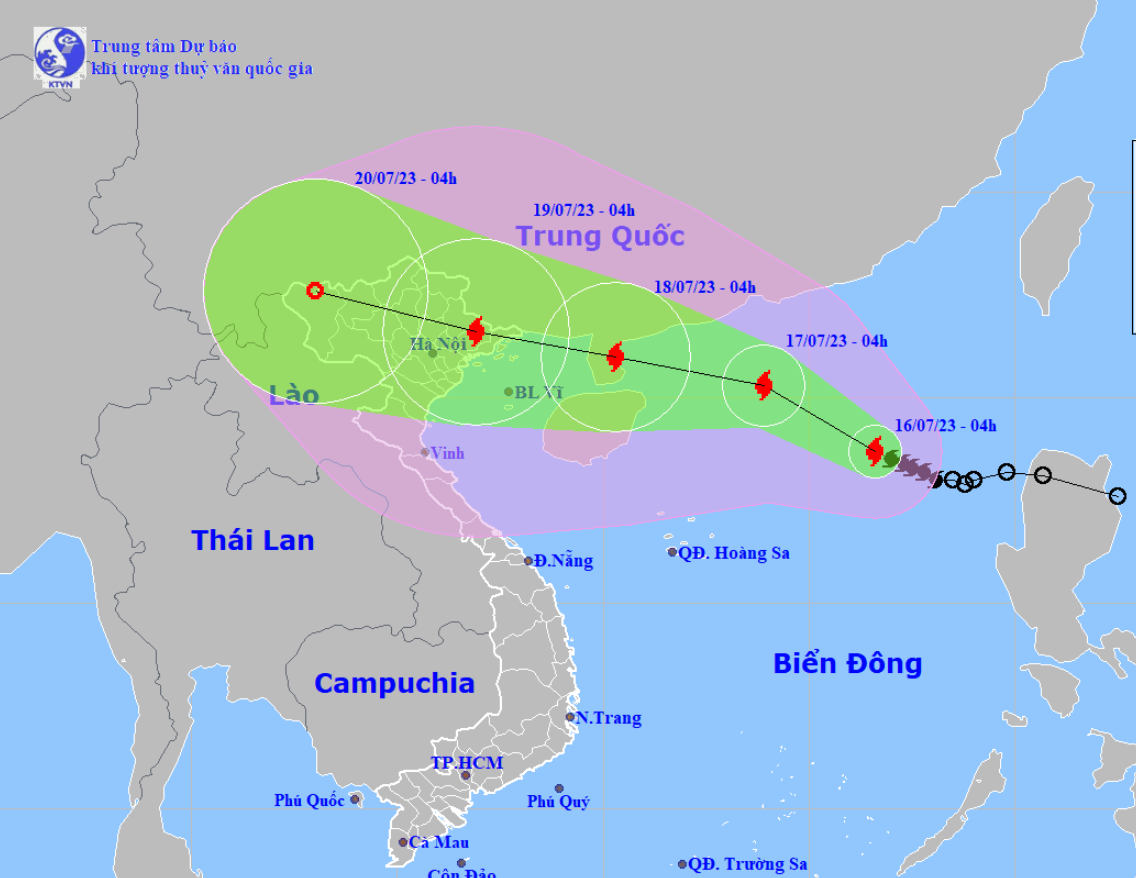 Công điện của Chủ tịch UBND tỉnh Bắc Kạn về chủ động ứng phó với cơn bão số 01 ảnh 1