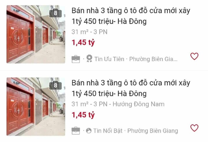 Nhà đất giá dưới 2 tỷ đồng có nhiều ở khu vực Yên Nghĩa, Hà Đông.