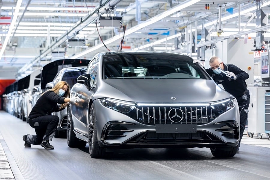 Một xưởng sản xuất ô tô của Tập đoàn Mercedes-Benz tại Sindelfingen, Đức. Ảnh: Automotive News Europe 