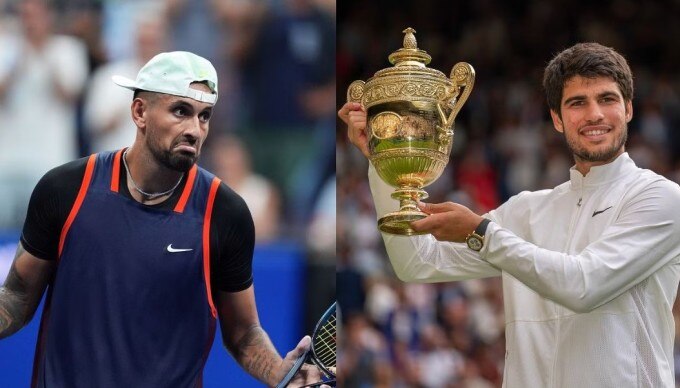 Kyrgios và Alcaraz chưa từng gặp nhau ở ATP Tour. Ảnh: Marca