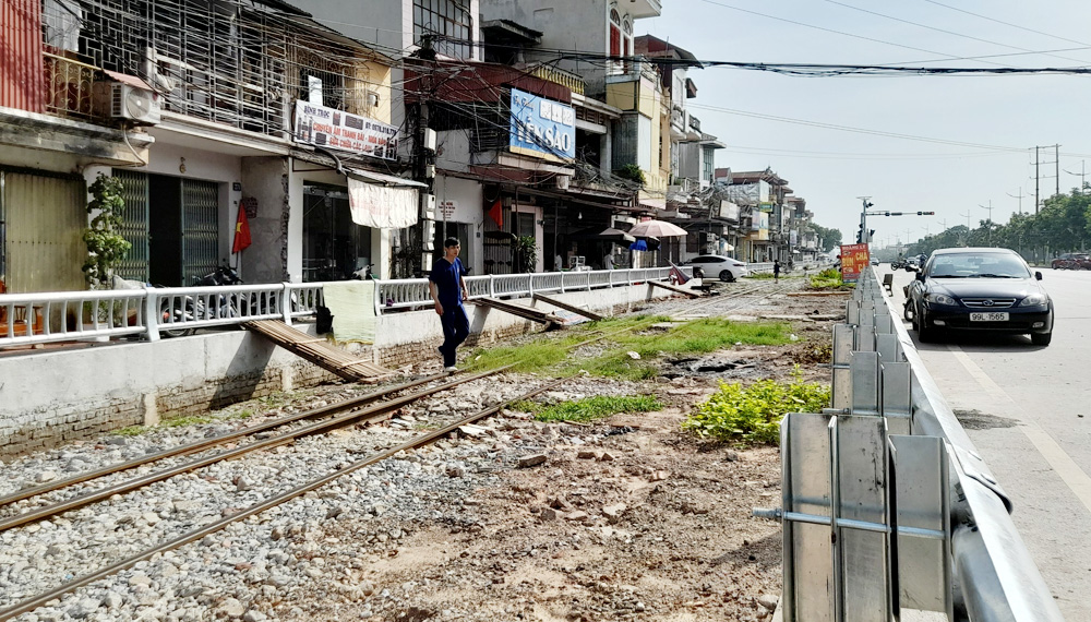 đường sắt, mất an toàn, TP Bắc Giang, Bắc Giang