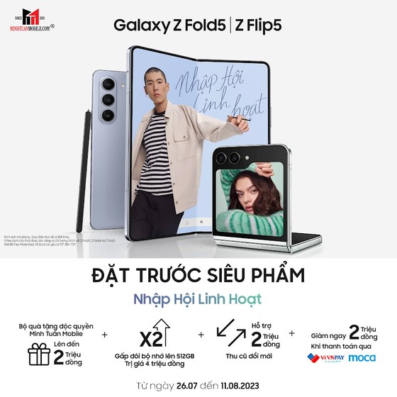 Nhận bộ quà tặng 17 triệu đồng khi đặt trước Galaxy Z Fold5 và Galaxy Z Flip5 ảnh 1