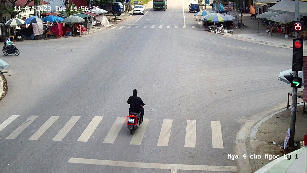 Bắc Giang, hệ thống camera, giám sát giao thông, vi phạm trật tự an toàn giao thông, Công an huyện Tân Yên, chạy quá tốc độ quy định, không chấp hành hiệu lệnh của đèn tín hiệu giao thông,