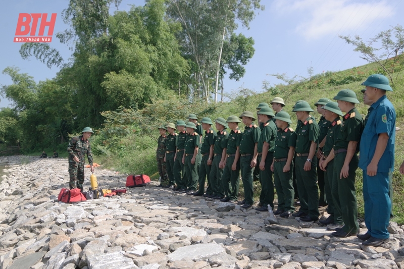 Tập huấn công tác phòng thủ dân sự, ứng phó sự cố thiên tai và tìm kiếm cứu nạn năm 2023