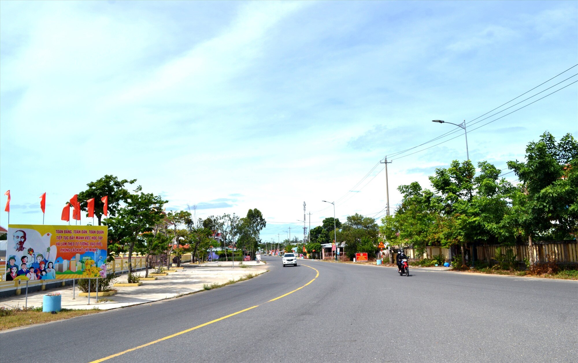 Thang Binh invests in synchronous infrastructure in the eastern region to serve sustainable development of the marine economy. Photo: NGUYEN QUANG