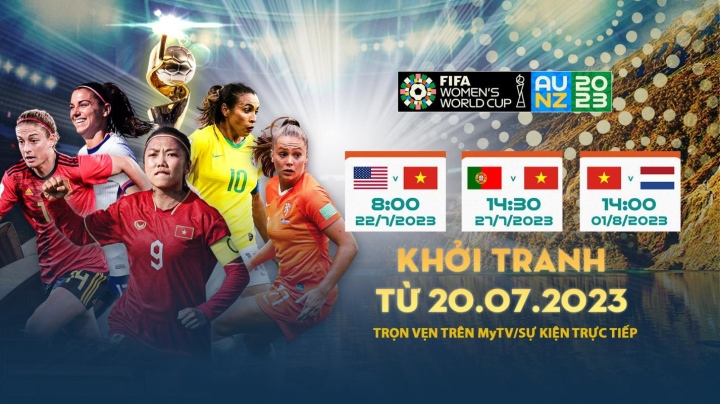 Xem trực tiếp và trọn vẹn FIFA World Cup nữ 2023 trên Truyền hình MyTV  - 1