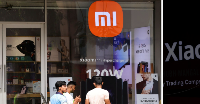 Bên ngoài cửa hàng Xiaomi tại Mumbai, Ấn Độ vào ngày 11/5/2022. Ảnh: Reuters