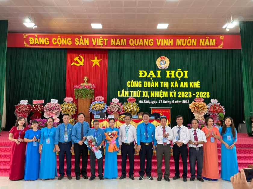 Công đoàn thị xã An Khê phấn đấu đến năm 2028 có 2.470 đoàn viên ảnh 1