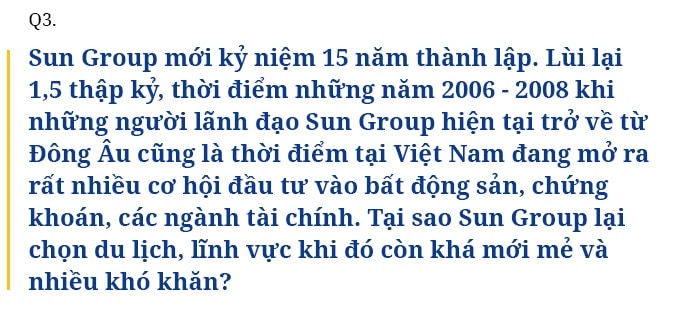 Ông Đặng Minh Trường, Chủ tịch HĐQT Tập đoàn Sun Group: Đưa Việt Nam ra thế giới- mang thế giới đến Việt Nam - Ảnh 6.