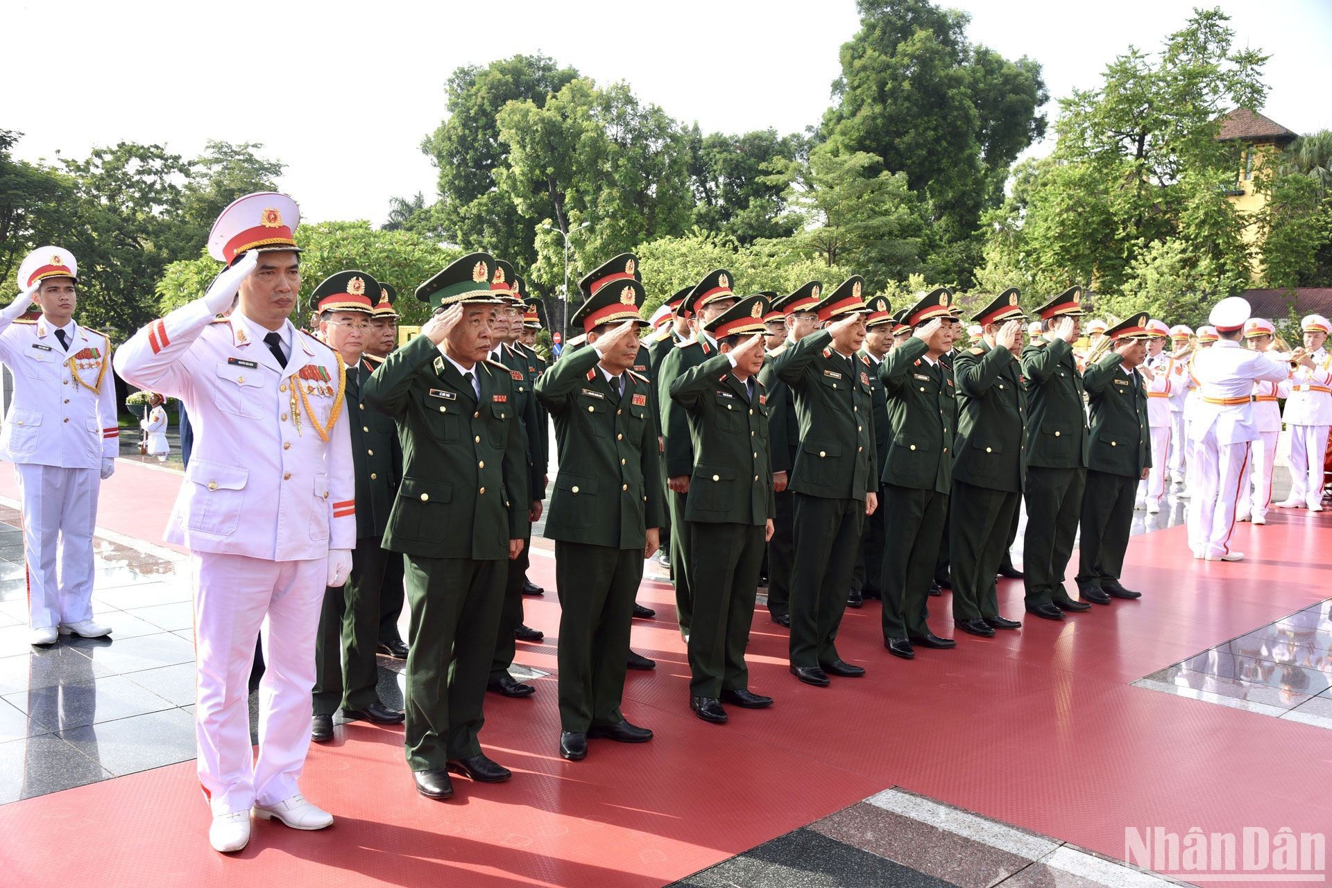 Đoàn đại biểu Quân ủy Trung ương - Bộ Quốc phòng.