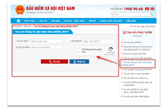 Hướng dẫn tra cứu thông tin đóng BHXH tự nguyện, BHYT online