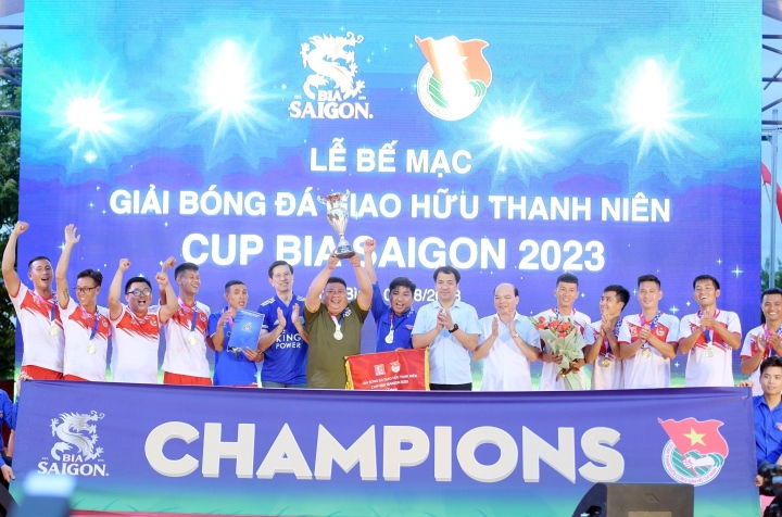 Giải bóng Đá Giao Hữu Thanh Niên – Cup Bia Saigon 2023 được tổ chức tại Tỉnh Thái Bình với sự tham gia của 10 đội bóng đến từ các tỉnh thành nơi thực hiện dự án.