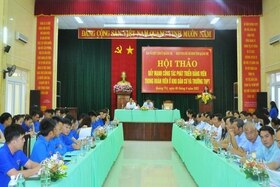 Đẩy mạnh phát triển đảng viên trong đoàn viên ở khu dân cư và trường THPT