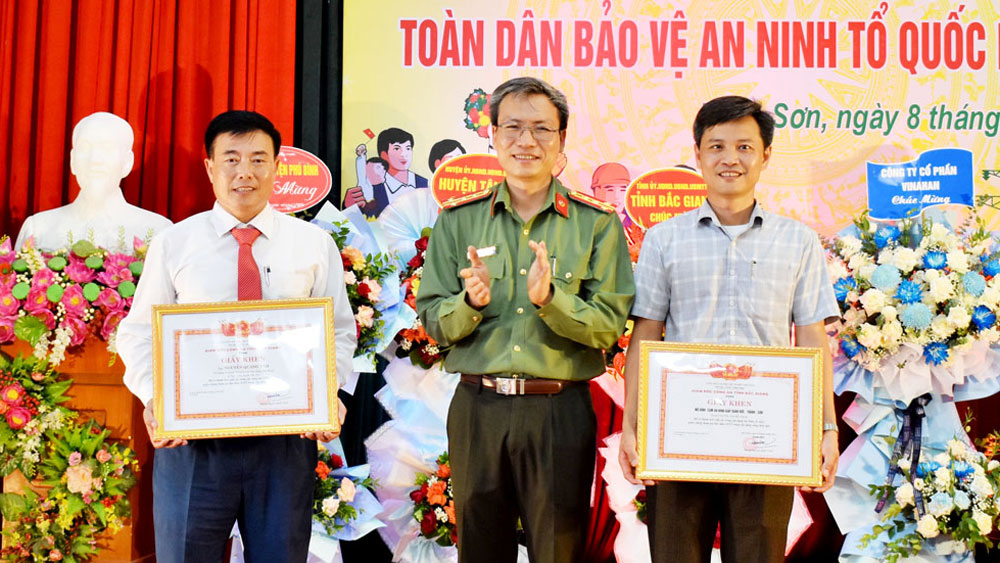 Tân Yên, Bắc Giang, bảo vệ an ninh tổ quốc