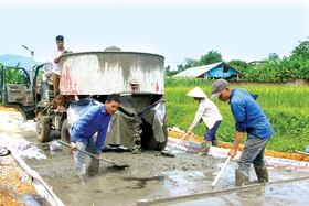 Xây dựng nông thôn mới ở các xã miền núi